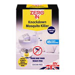 Zero In Knockdown Plug-In Mosquito Killer Plug-In Insect Killer For Home & Travel Lasts for up to 45 Nights, White