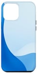 iPhone 12 Pro Max Aesthetic Blue Design Case