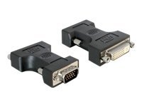 Delock - Vga-Adapter - Dvi-I (Hona) Till Hd-15 (Vga) (Hane) - Tumskruvar