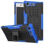 Sony Xperia XZ Premium      Heavy Duty Case    [Blue]