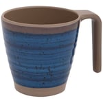 BC Taza Halo M 4 pcs melamina azul