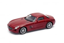 Voiture miniature moulé sous pression Welly Mercedes Benz SLS AMG Maroon...