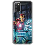 ERT GROUP mobile phone case for Samsung A03S original and officially Licensed Marvel pattern Iron Man 034 optimally adapted to the shape of the mobile phone, case made of TPU