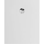 Allibert - Receveur de douche karbon 100x80 blanc mat Recoupable antidérapant