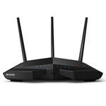 Tenda AC18 AC1900 Dual Band Wireless Router, 3 External Antennas, Beamforming+ Technology, USB 3.0, UK Plug, Ultra AC1900