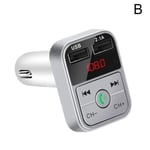 3.1A auto-USB-laturi Xiaomi USB-autopuhelinlaturiin Pikalataus FM-lähettimellä Bluetooth-autosarjan LED-MP3-soitin