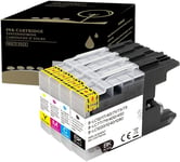 Compatibles avec Cartouche Brother LC12 LC400 Brother LC1240 Brother LC1280 XL pour Brother DCP-J525W DCP-J725DW DCP-J925DW MFC-J280W MFC-J430W MFC-J625DW MFC-J825DW J5910DW J6710DW J6910DW