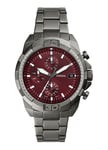 Fossil Bronson Mens Grey Watch FS6017 Stainless Steel (archived) - One Size