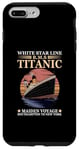 Coque pour iPhone 7 Plus/8 Plus Titanic Expert – White Starline RMS Titanic Garçons Filles