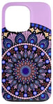 Coque pour iPhone 13 Pro Along the Shore Mandala à pois