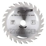 wolfcraft TC Circular Hand Saw Blade, Silver Series I 6464000 I Easy, Fast cuts