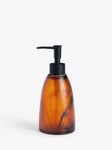 John Lewis Soap Dispenser, Brown Amber