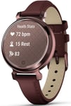 Garmin Lily 2 Classic Dark Bronze & Mulberry Leather