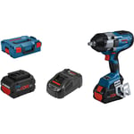 Gds 18 V-1000 18V 2x8.0Ah Li-Ion 1/2' Biturbo Brushless Impact Wrench Kit - Bosch