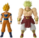 Dragon Ball Limit Breaker Boîte Set 2 Figurine Action 30cm Goku Ss & Broly