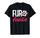 Fur Auntie Breed Paws Dogs Paw Print Puppy Pup Top Dog Breed T-Shirt