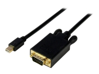 StarTech.com 4,6 m DisplayPort till VGA-kabel - Aktiv DisplayPort till VGA-kabeladapter - 1080p video - DP till VGA-skärmkabel - DP 1.2 till VGA-konverterare - Låsande DP-kontakt - DisplayPort-kabel - DisplayPort (hane) till HD-15 (VGA) (hane) - 4.57