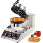 Gaufrier Electrique 1300 w Moule 190,5 x 190,5 x 20 mm Machine a Gaufres avec Revetement Anti-Adhesif Appareil a Croque-Monsieur 50-300 ℃ Chauffage