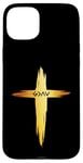 Coque pour iPhone 15 Plus Croix chrétienne « God is Faithful For All Seasons » pour homme et femme