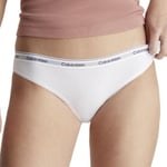 Calvin Klein Truser 3P Low Rise Bikini Briefs Hvit bomull Medium Dame