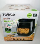 Tower T17076 Xpress Pro Combo 10-in-1 Digital Air Fryer Oven with Rapid Air C...