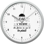 Atmosphera Créateur D'intérieur - Pendule Loly citation D22cm