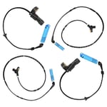 Tlily - 4Pcs + Capteur de Vitesse Roue Voiture ArrièRe pour E46 316 318 320 330 Z4 E85 E86 34526752681 34526752682 34526752683