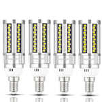 4 Packs E14 15W Super Bright LED Corn Light Bulbs(150 Watt Equivalent) - 6000K Daylight 1,800 Lumens for Residential and Commercial Lighting - Home Garage Porch Office[2021 Newest]