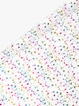 John Lewis Rainbow Splatter Wrapping Paper, 3m