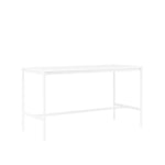 Muuto - Base High Table - 190 x 85 cm, Skiva - Vit laminat - Vit plastkant, Underrede - Vit, Höjd - 105 cm - Barbord - Mika Tolvanen - Vit - Metall/Trä/Plast