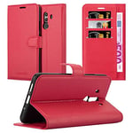 cadorabo Coque pour Huawei Mate 10 Pro en Rouge Cerise - Housse Protection avec Fermoire Magnétique, Stand Horizontal et Fente Carte - Portefeuille Etui Poche Folio Case Cover