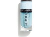 Gosh, Glittery, Matt Finish, Nail Polish, 06, Frosted Soft Blue, 8 Ml For Women