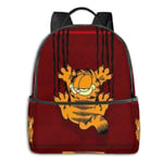 zhengdong Garfield Cartoon Cat Bapa Unisexs Student Bag Classic Lightweight Zipper Bapas