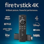 Fire Tv Stick 4k Ultra HD -mediasoitin Alexa Voice Remote -kaukosäätimellä