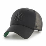 '47 Brand Branson New York Yankees Mesh Cap - Black / Black