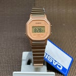 Casio LA-11WR-5A Popular Retro Design Stainless Steel Bracelet Digital Watch