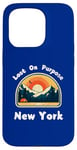 Coque pour iPhone 15 Pro Lost On Purpose Tenue de voyage de vacances New York