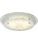 Denise plafond, LED 620lm 3000K, diameter 25 cm, Hvit / Krom