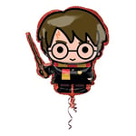 Amscan 4042175 - Super Shape Ballon en plastique Harry Potter, 48 x 78 cm, ballon hélium, Poudlard, anniversaire, fête à thème