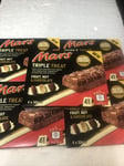 5 X Mars Triple Treat Fruit & Nut Chocolate Bars, Healthy Snacks 4 X 32G