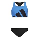 Adidas HC9650 YG MH BIKINI Swimsuit Girl's Top:blue rush Bottom:BLACK 1415