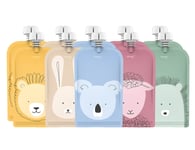 CherubBaby Matpåsar 10-pack Animals 150ml