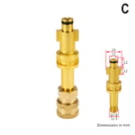 Adaptateur de baïonnette pour pistolet de pulvérisation,connecteur rapide de 1/4 pouces pour Karcher Nilfisk Alto Lavor AR - Type C