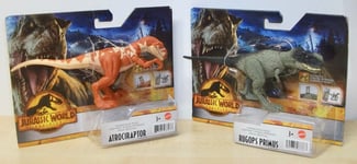 Jurassic World: Dominion - Atrociraptor & Rugops Primus action figures -