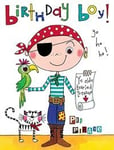 Rachel Ellen Pirate Google Eyes Birthday Card