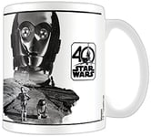 Pyramid International AFMG24653 Star Wars 40th Anniversary (C-3PO) Official Boxed Ceramic Coffee/Tea Mug, Paper, Multi-Colour, 11 x 11 x 1.3 cm