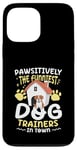 Coque pour iPhone 13 Pro Max Pawsitively Les dresseurs de chien les plus drôles de la ville