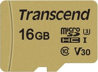 16Go - SDXC/SDHC 500S Carte microSD 16 Go avec adaptateur SD - TS16GUSD500S