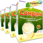 4x Complan Vanilla Nutrition Vitamin Supplement Protein Energy Drink 4x55g