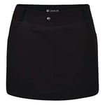 Dare2b Womens Melodic III Lightweight Skort | Weather Resistant Water Repellent with Multiple Zip Pockets Black